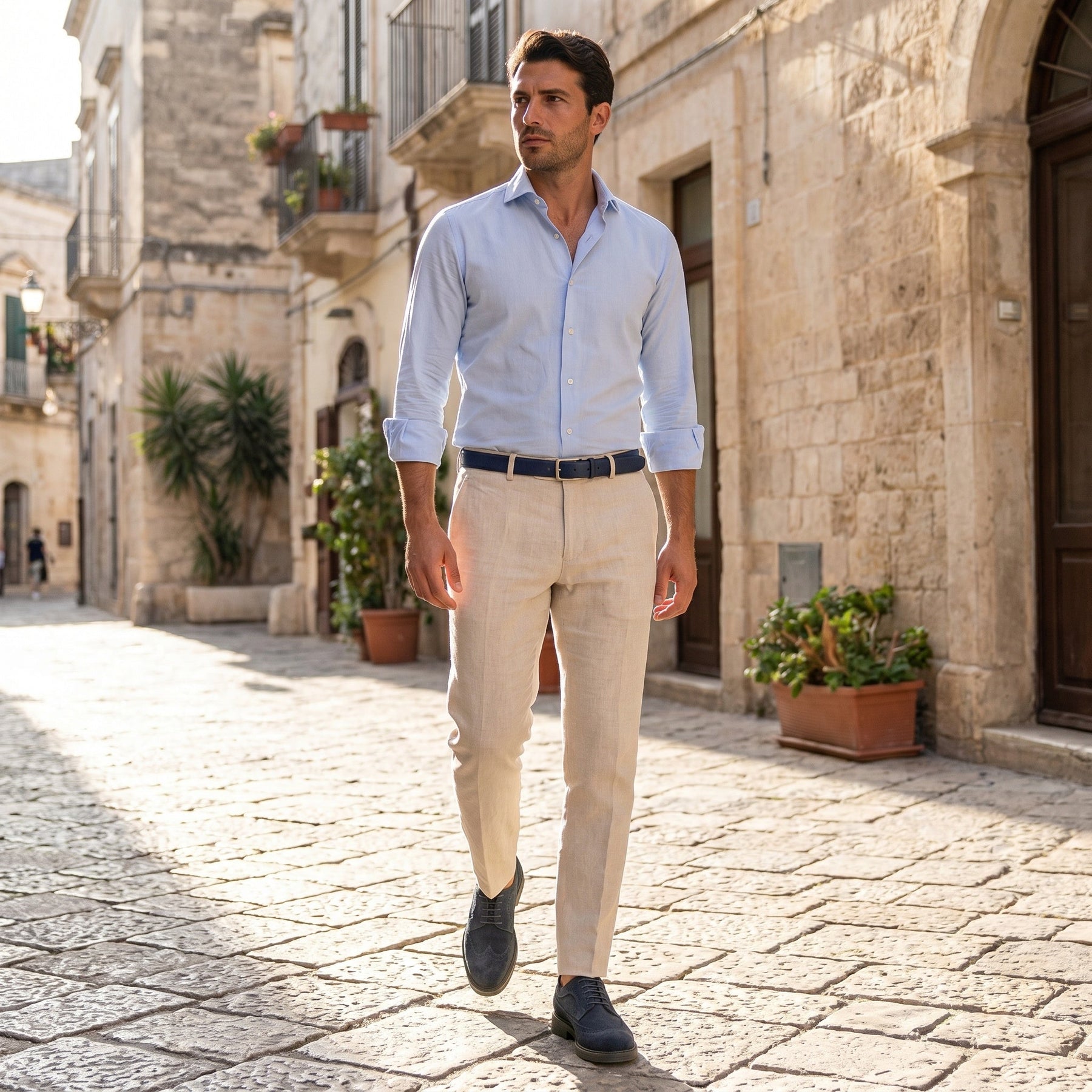VOLTERRA - Navy Suede