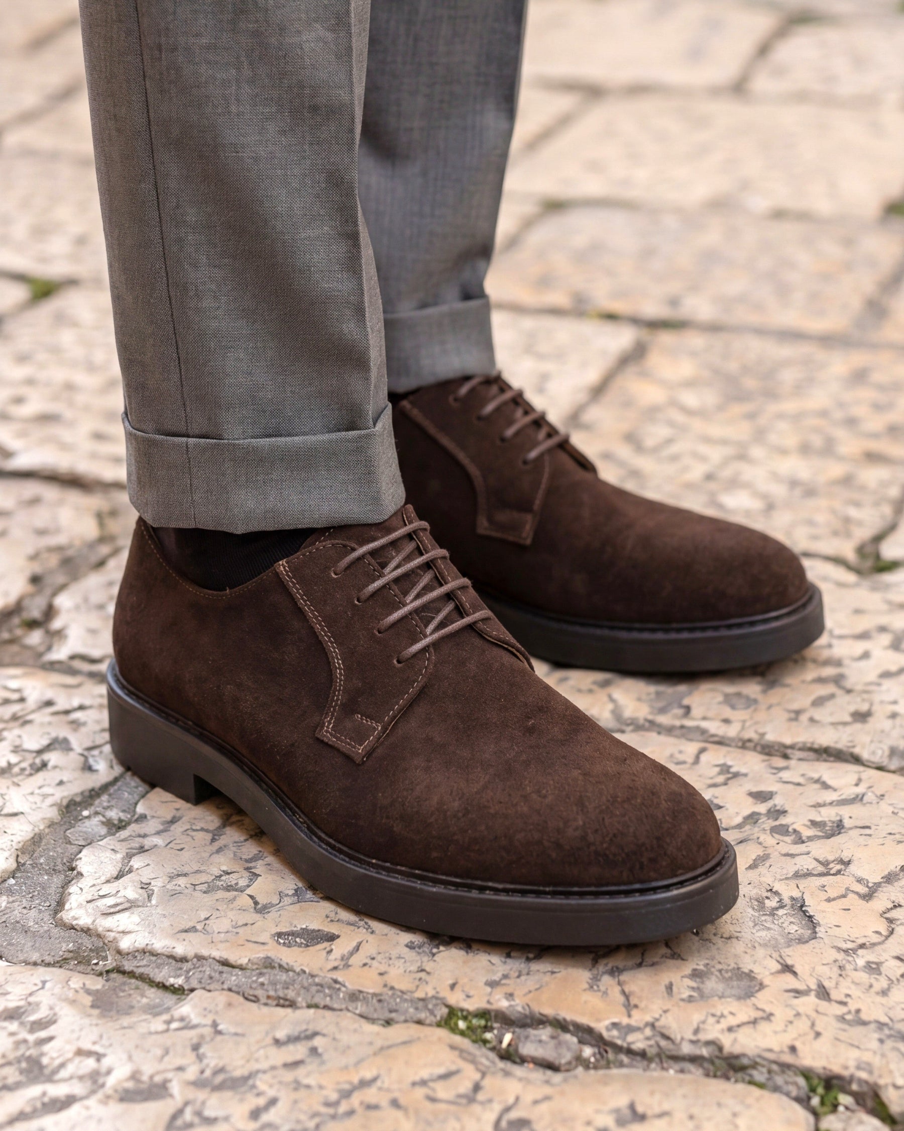 ALESSANDRIA - Brown Suede
