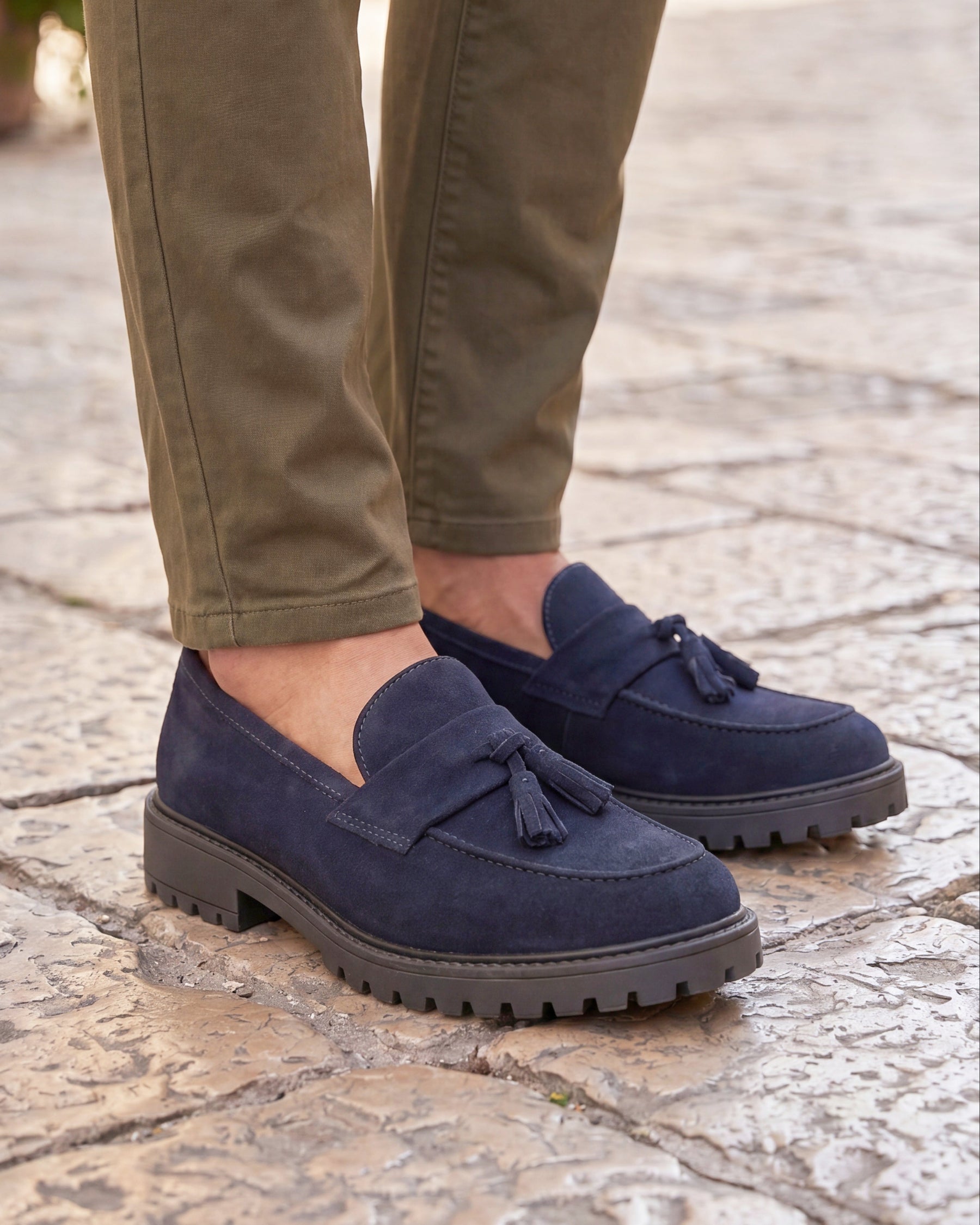 VIAREGGIO - Navy Suede