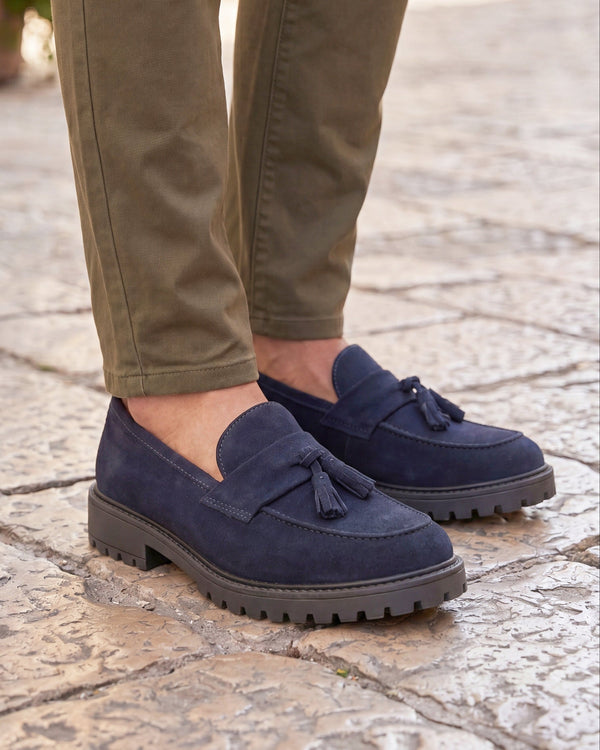 VIAREGGIO - Navy Suede