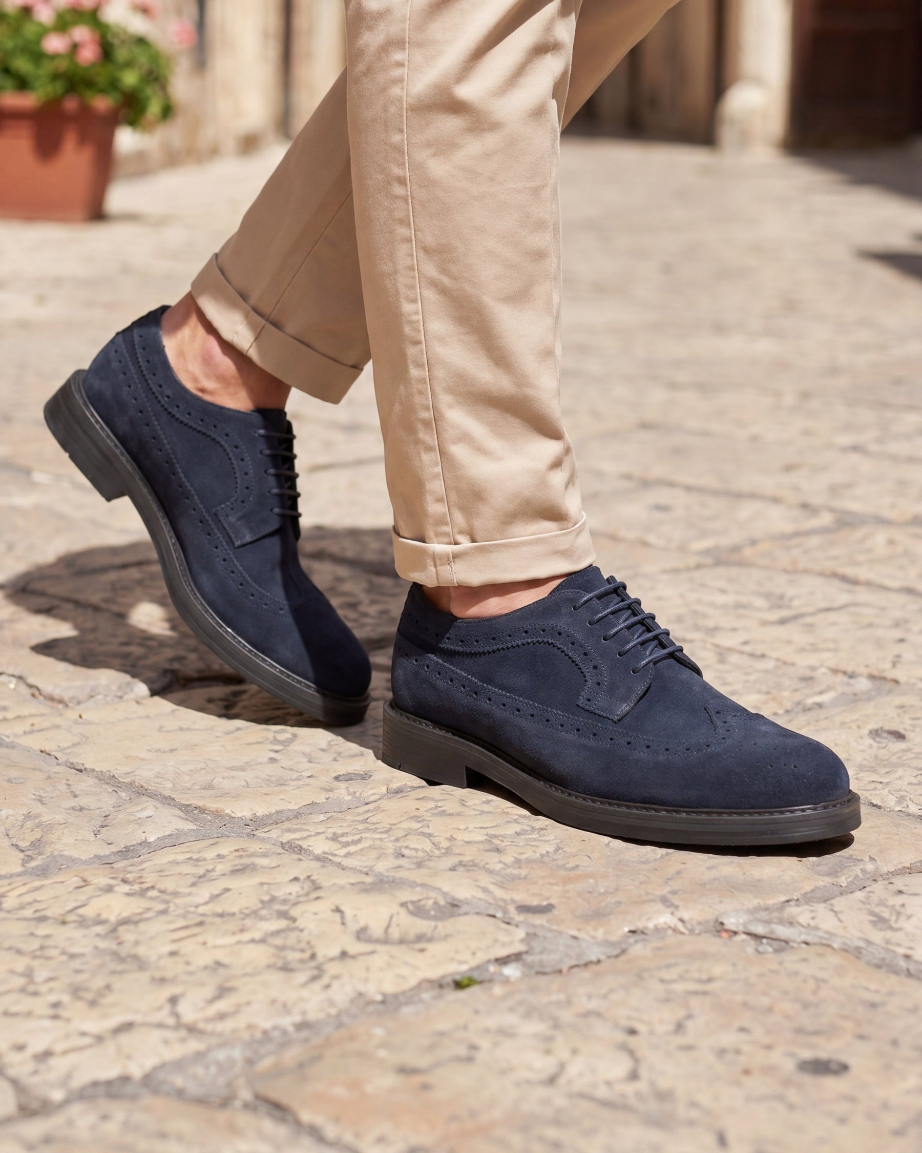 VOLTERRA - Navy Suede