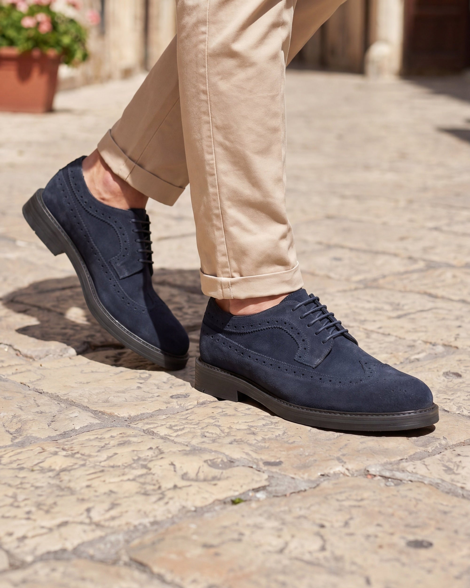 VOLTERRA - Navy Suede
