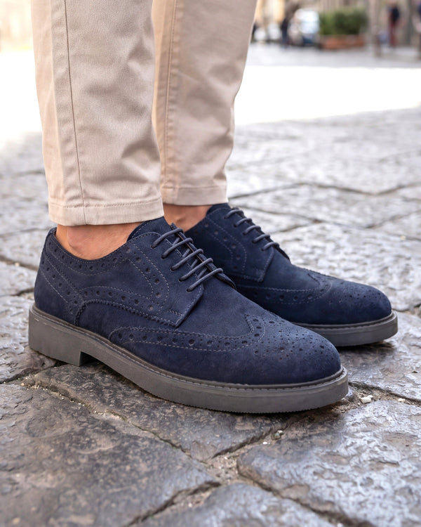 SPOLETO - Navy Suede