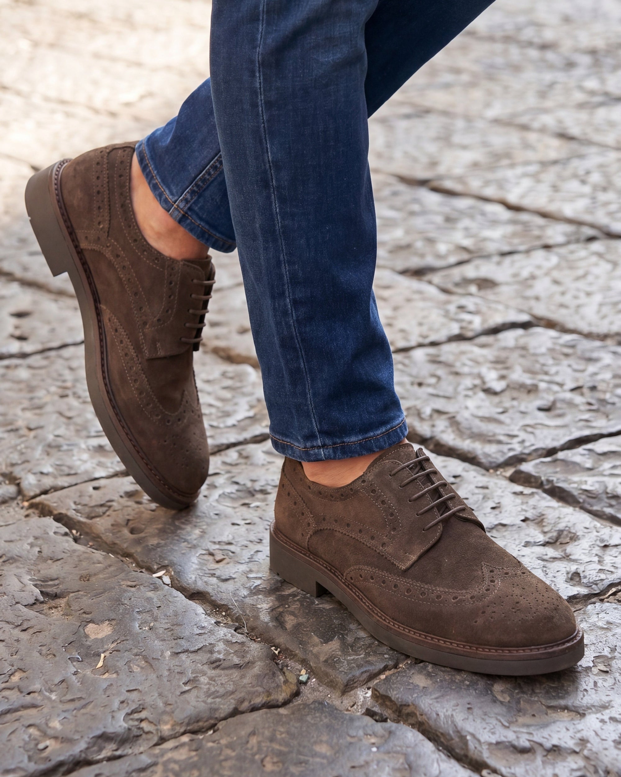 SPOLETO - Brown Suede