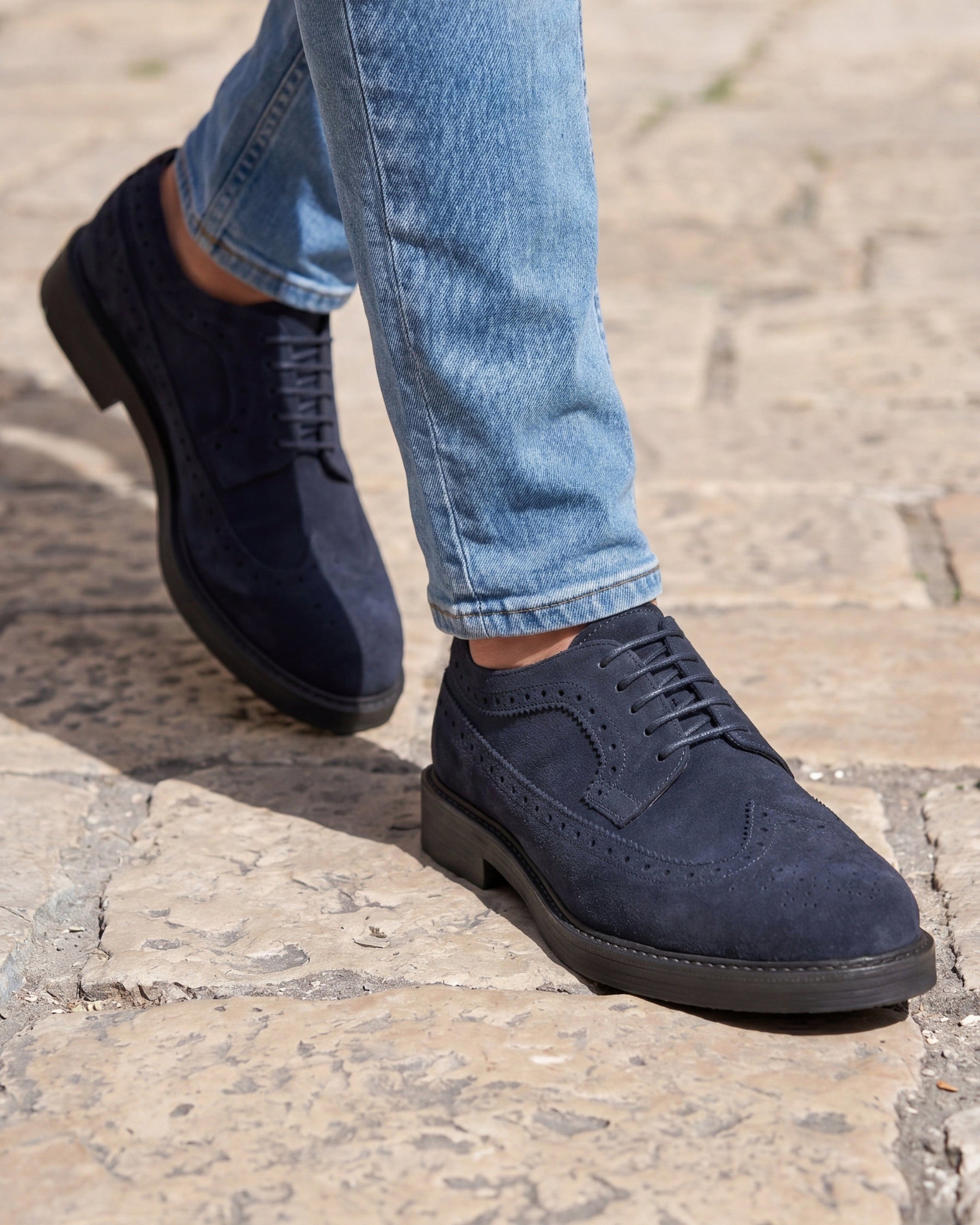 VOLTERRA - Navy Suede