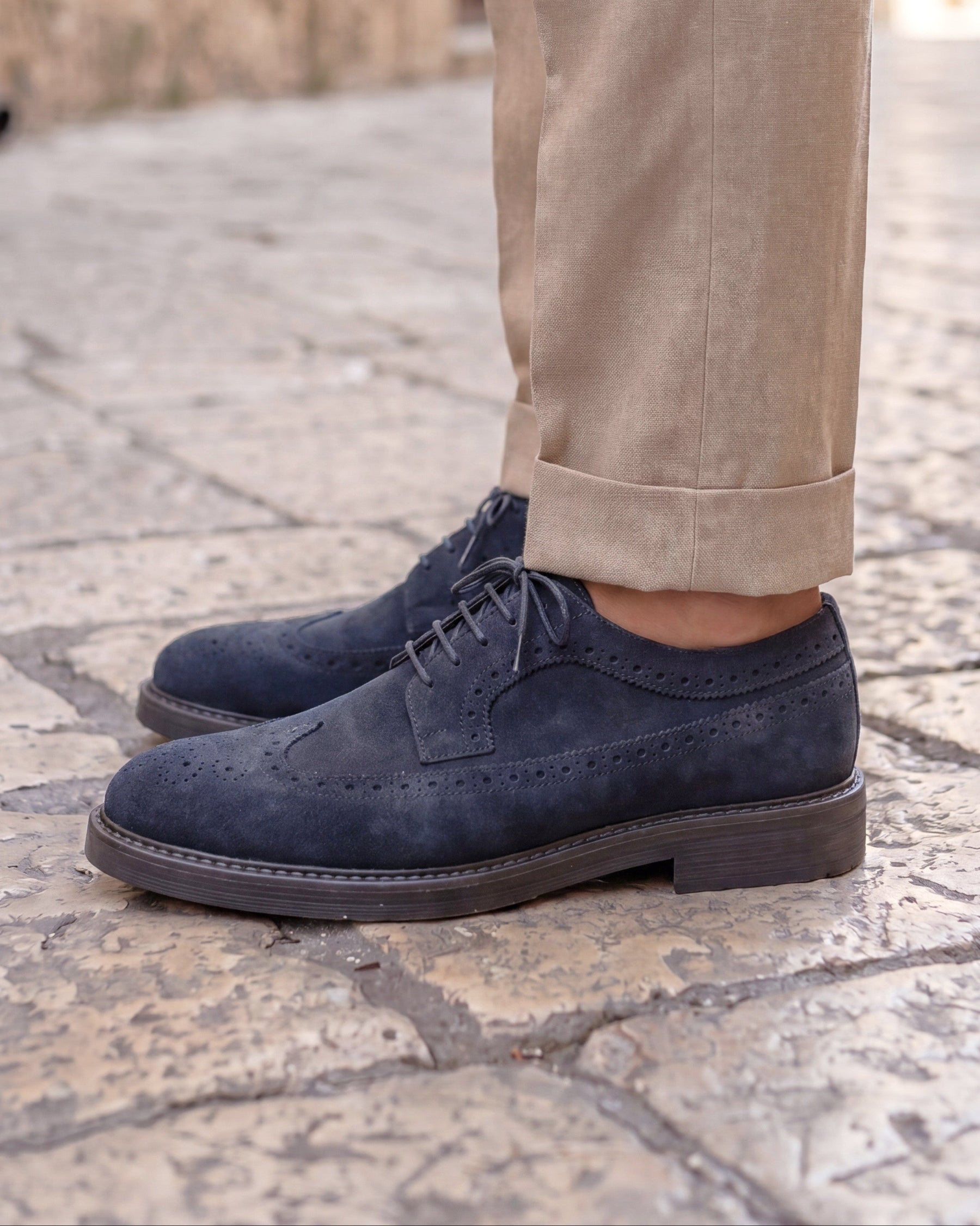 VOLTERRA - Navy Suede