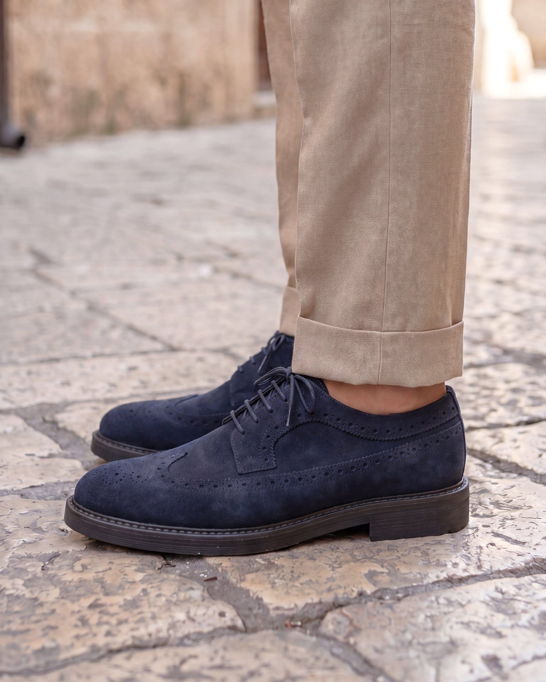 VOLTERRA - Navy Suede