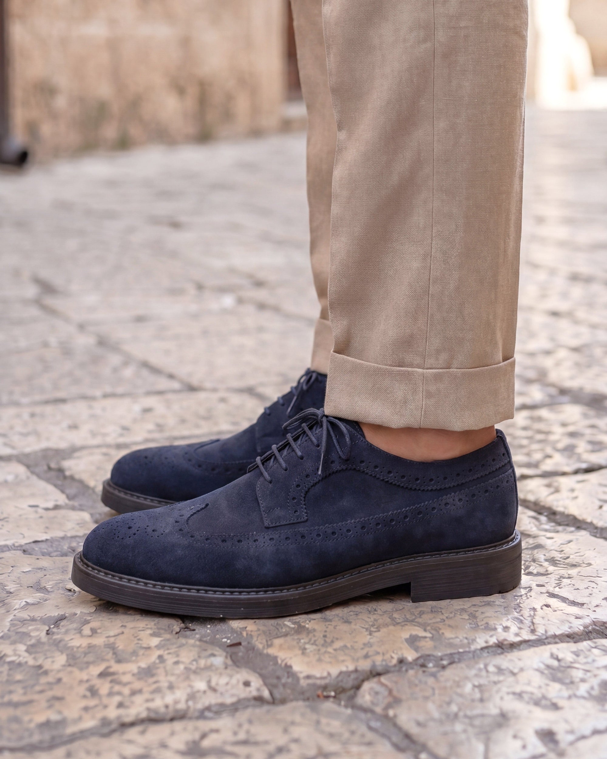 VOLTERRA - Navy Suede