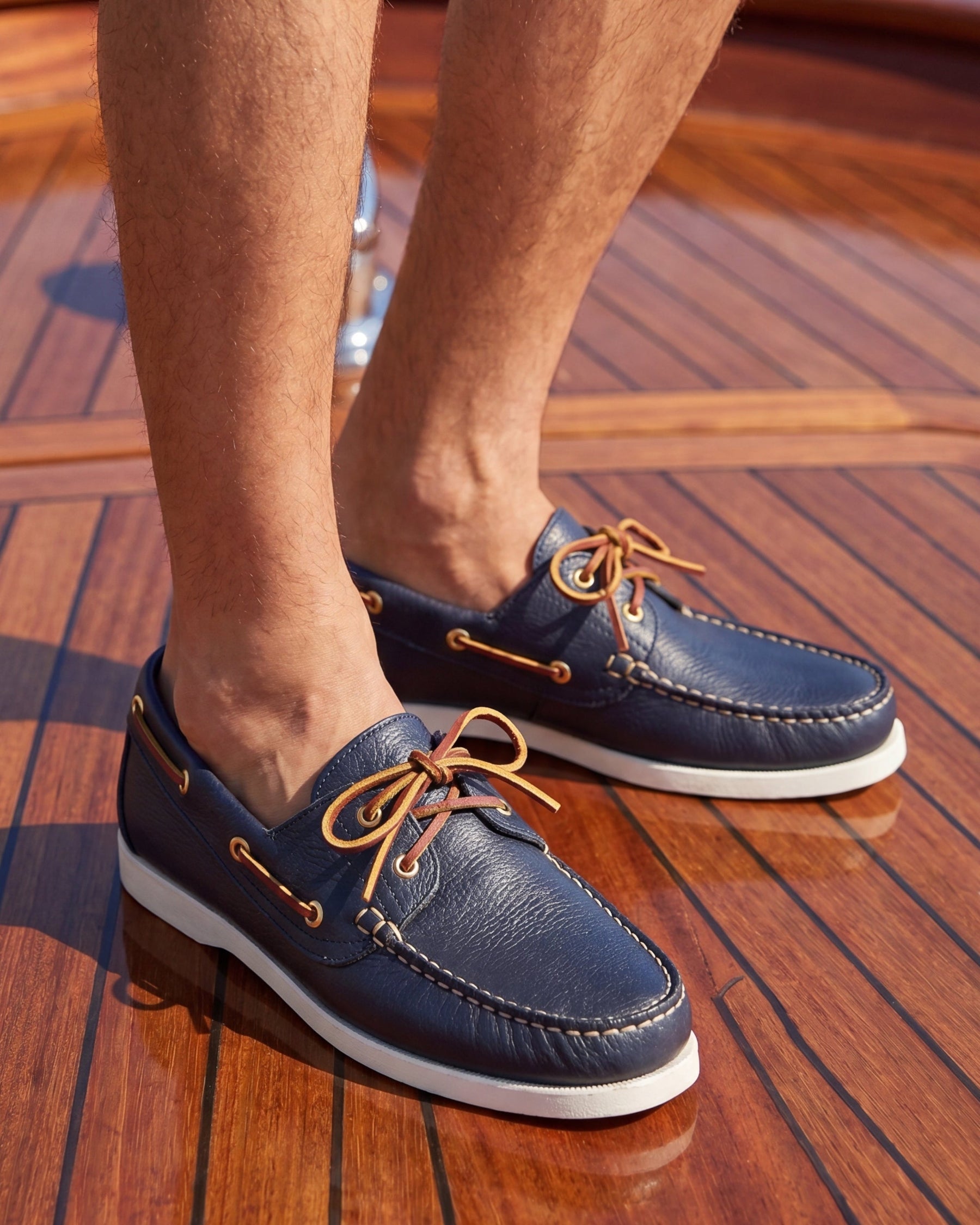 POSITANO - Navy Leather