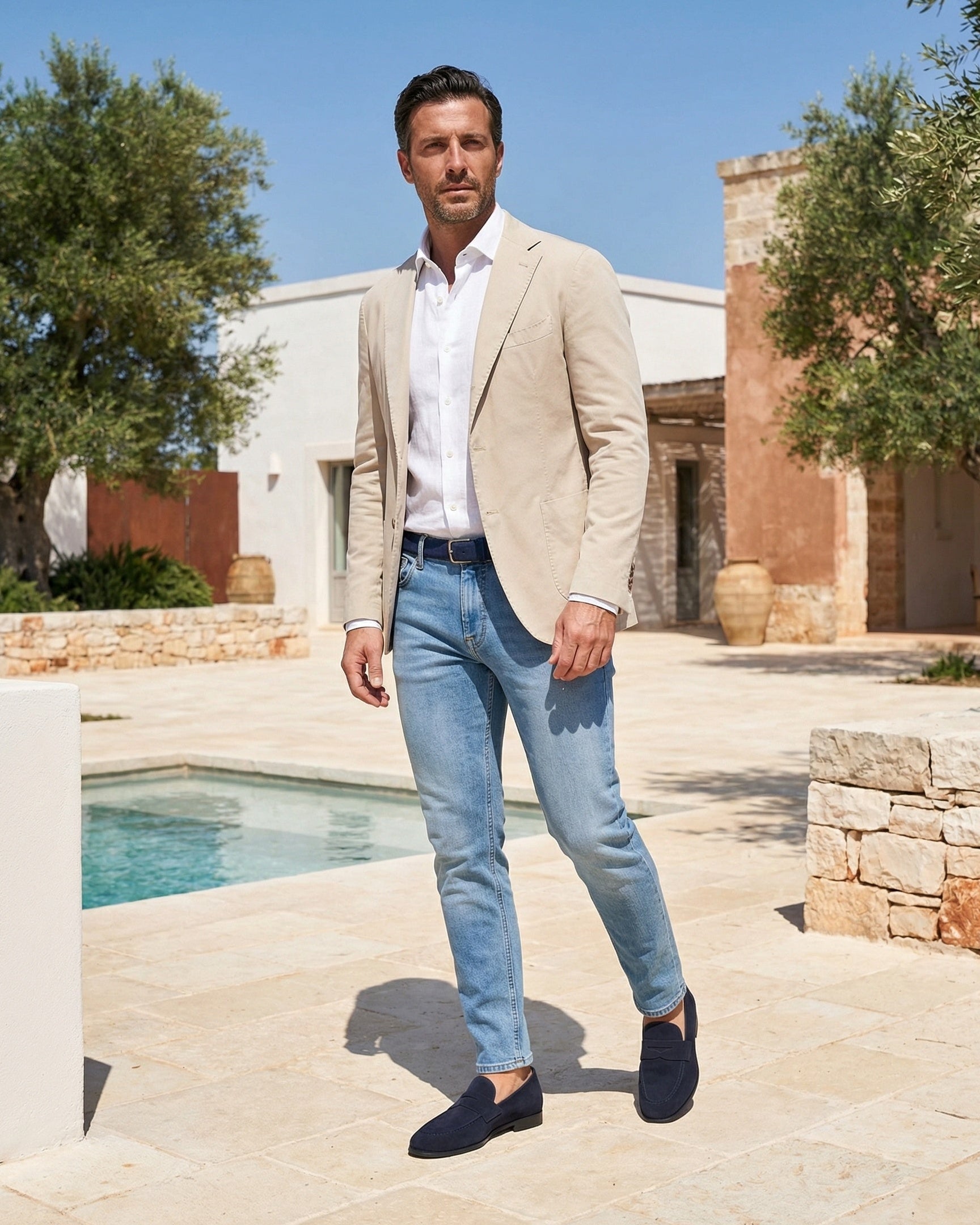 MONTEROSSO - Navy Suede