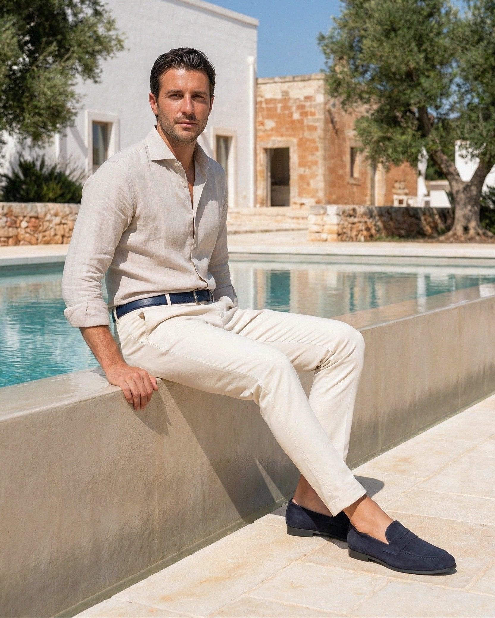 MONTEROSSO - Navy Suede