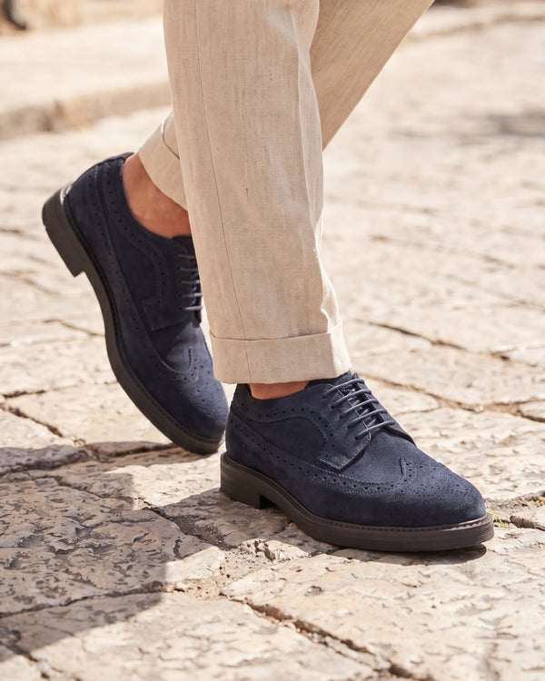 VOLTERRA - Navy Suede