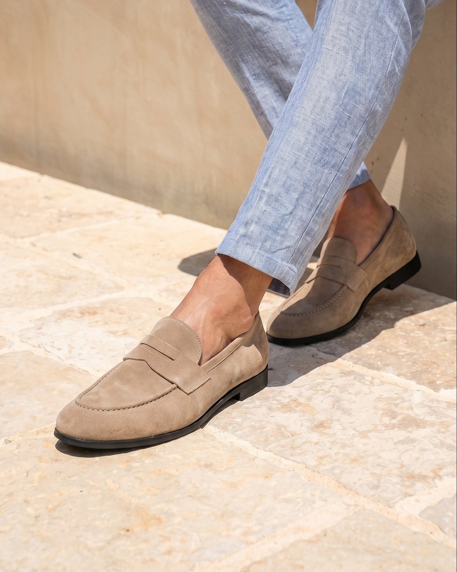 MONTEROSSO - Taupe Suede