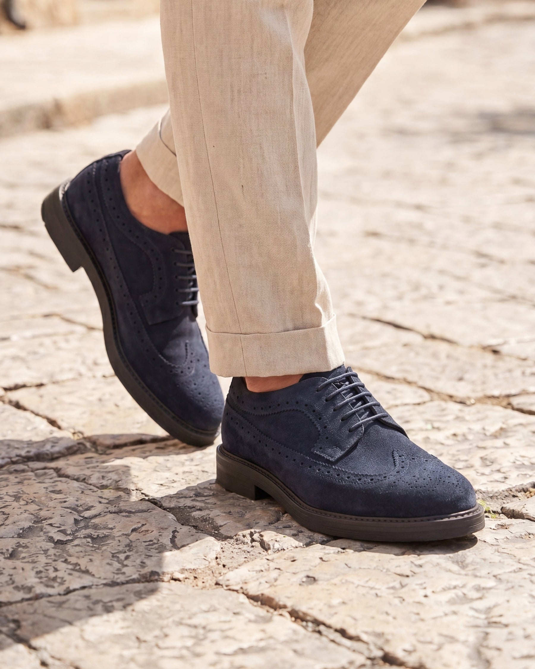 VOLTERRA - Navy Suede
