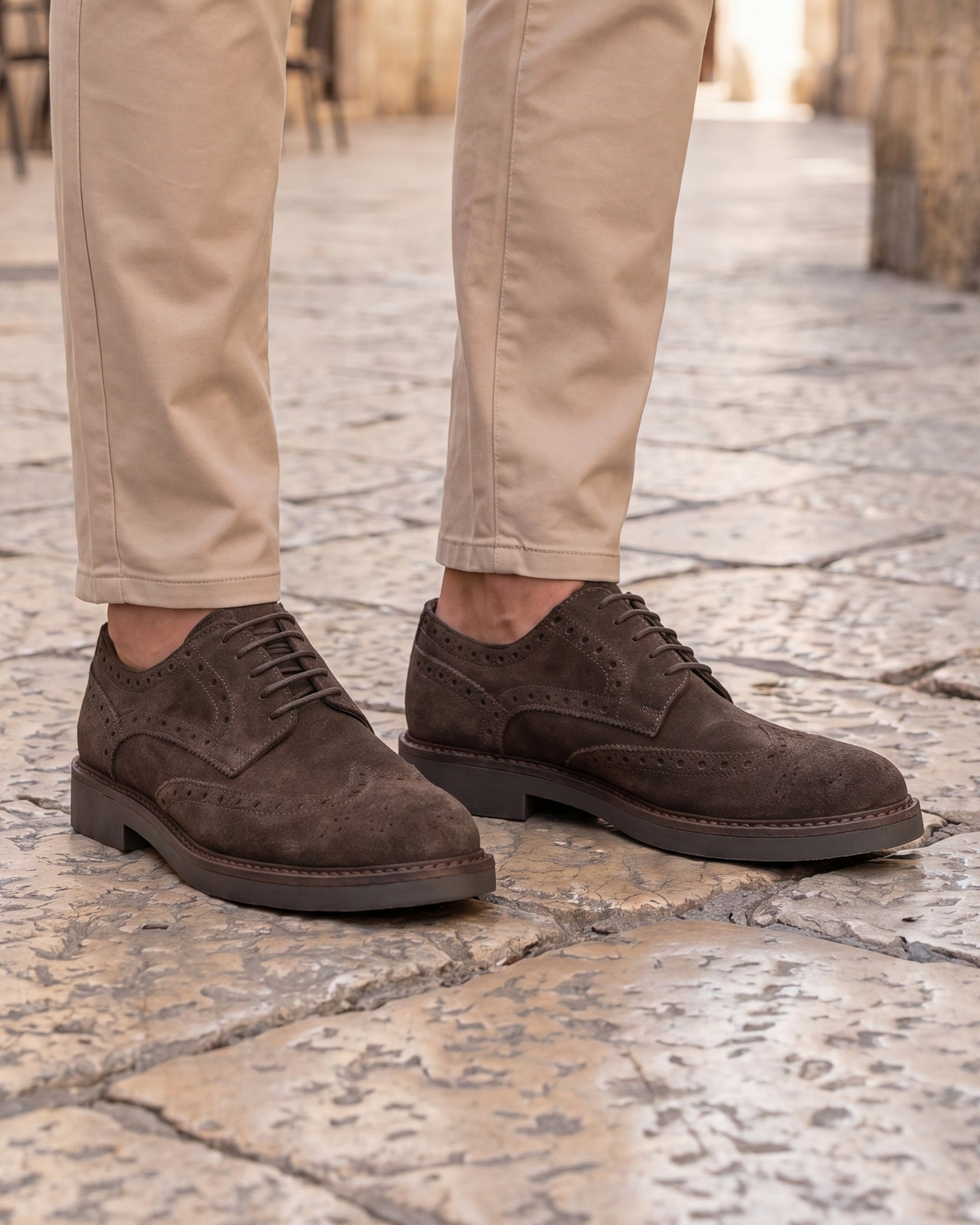 SPOLETO - Brown Suede