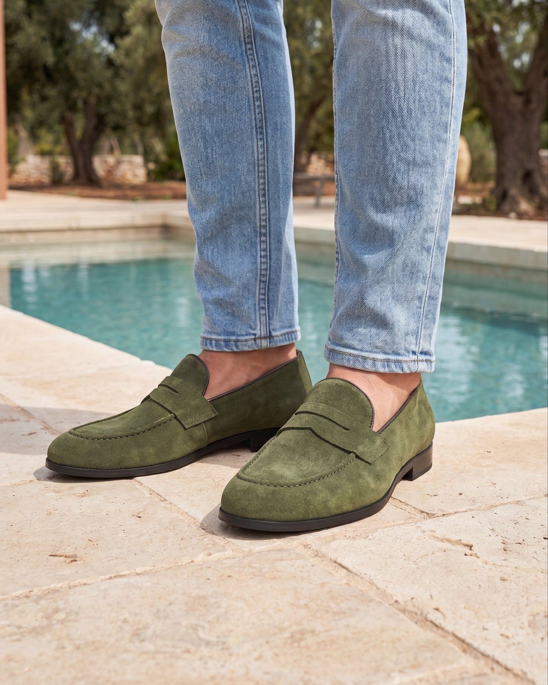 MONTEROSSO - Green Suede