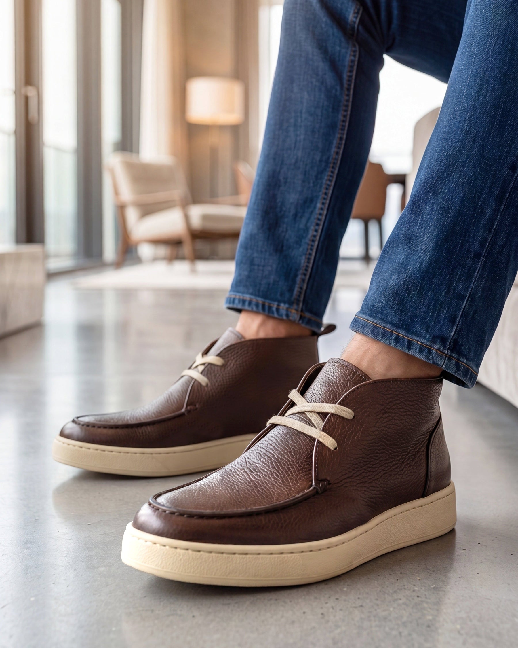 LEUCA - Cuir Marron