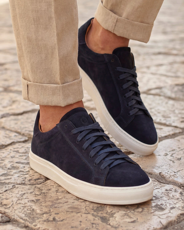 OSTUNI - Navy Suede
