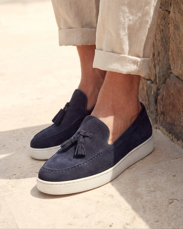 PORTO ROTONDO - Navy Suede