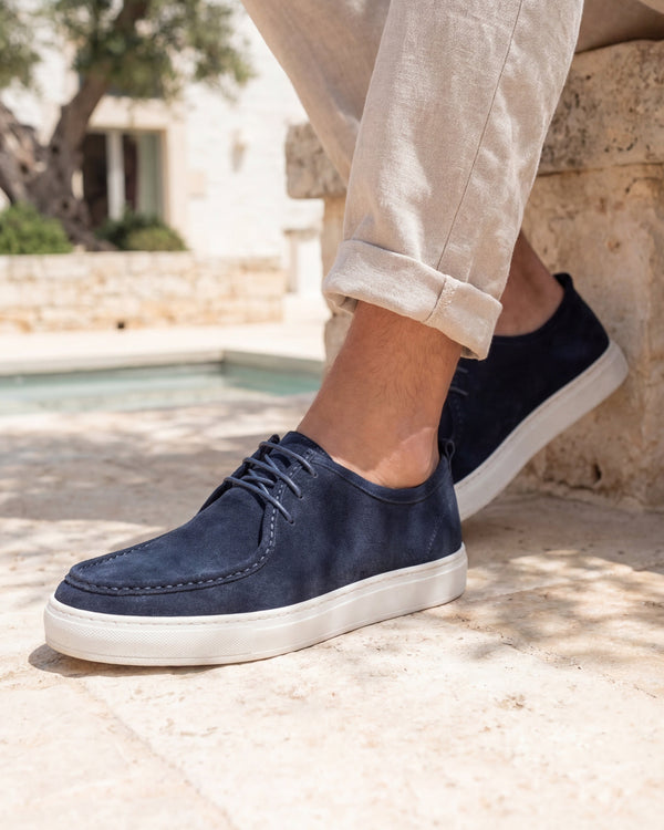 CISTERNINO - Navy Suede