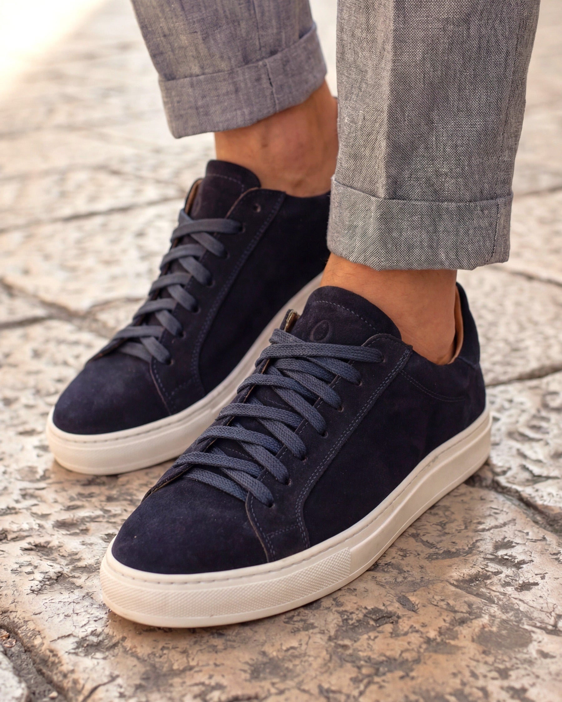 OSTUNI - Navy Suede