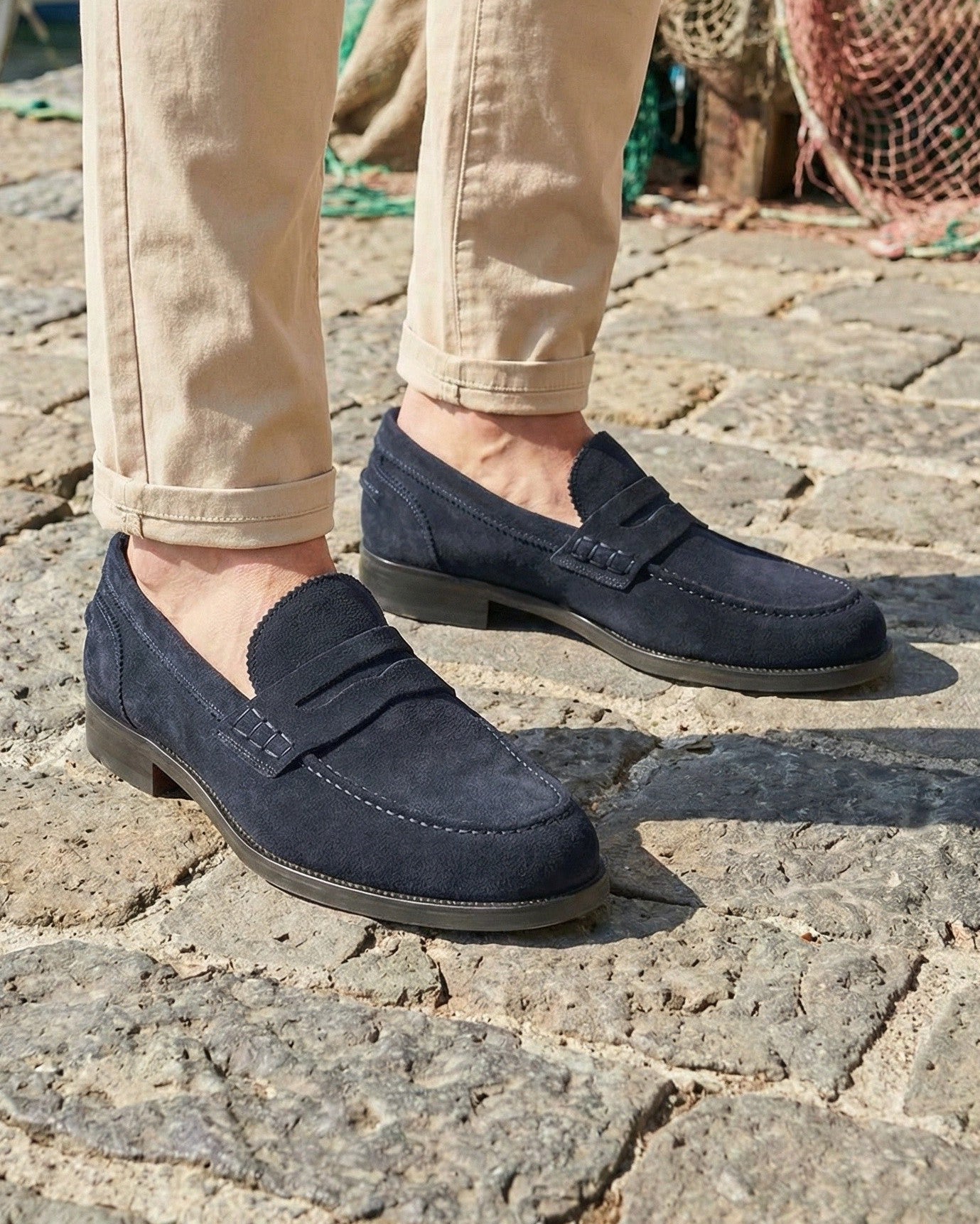 Dark VERNAZZA - Navy Suede