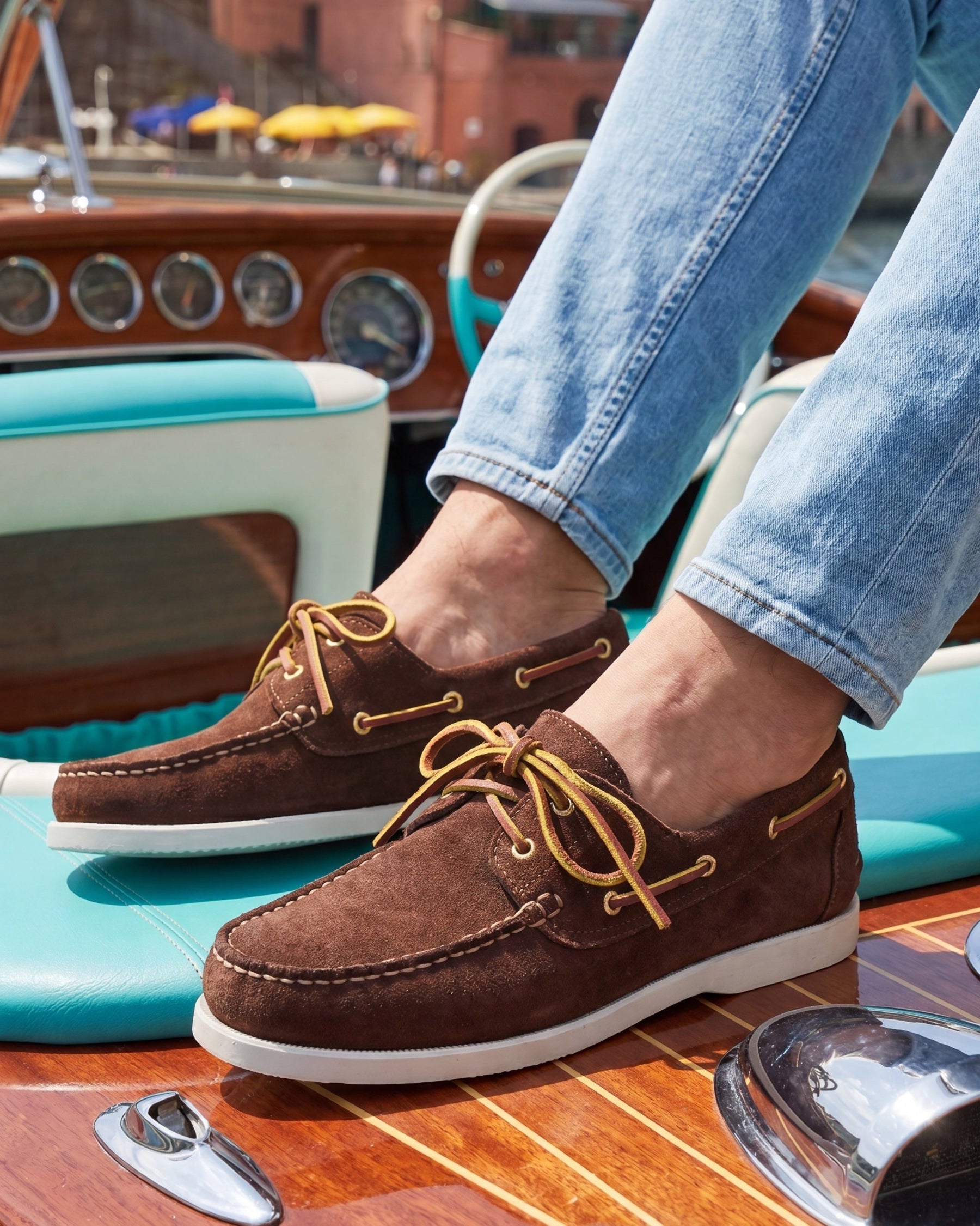 POSITANO - Brown Suede