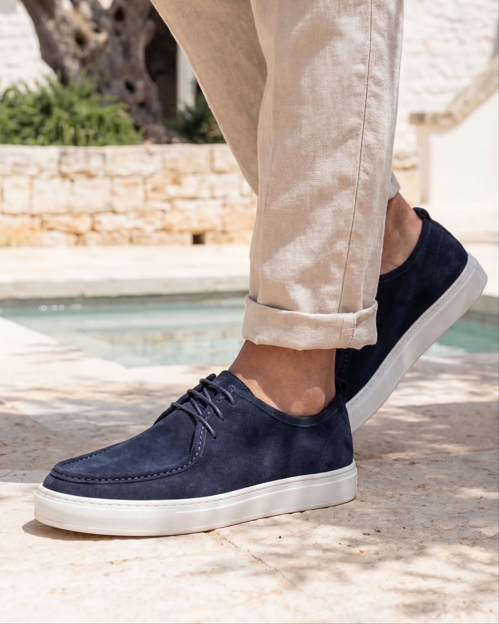 CISTERNINO - Navy Suede