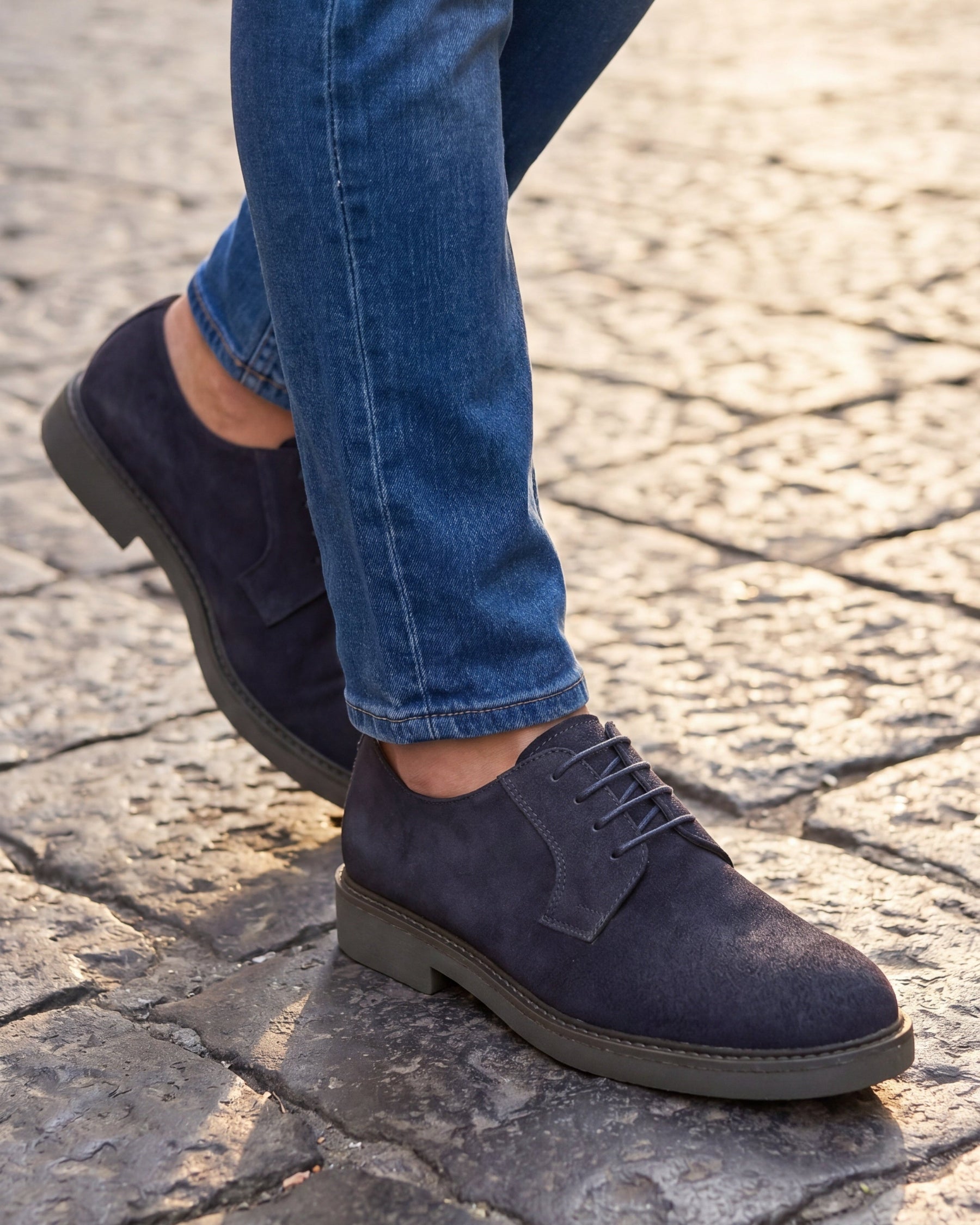 ALESSANDRIA - Navy Suede
