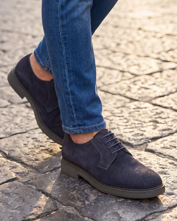 ALESSANDRIA - Navy Suede