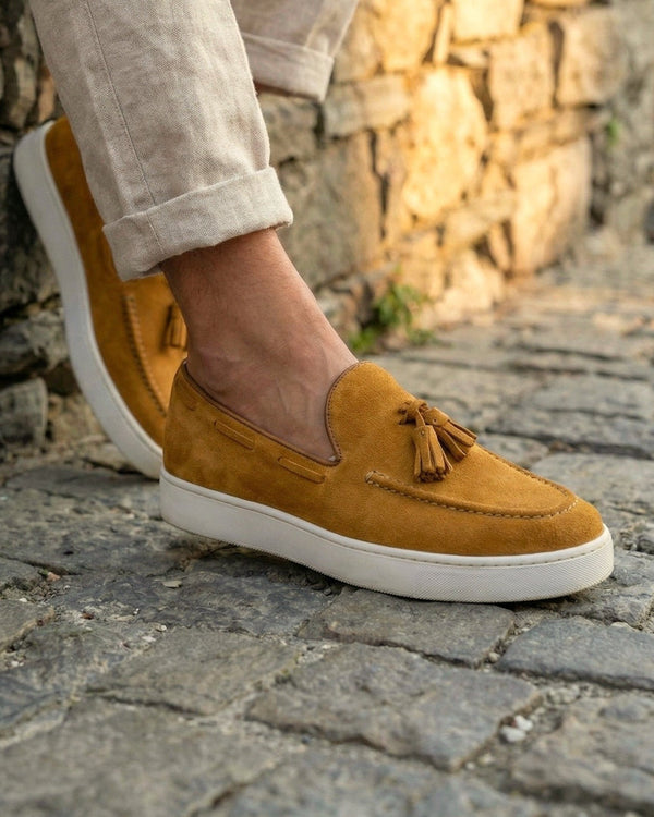 PORTO ROTONDO - Rust Suede
