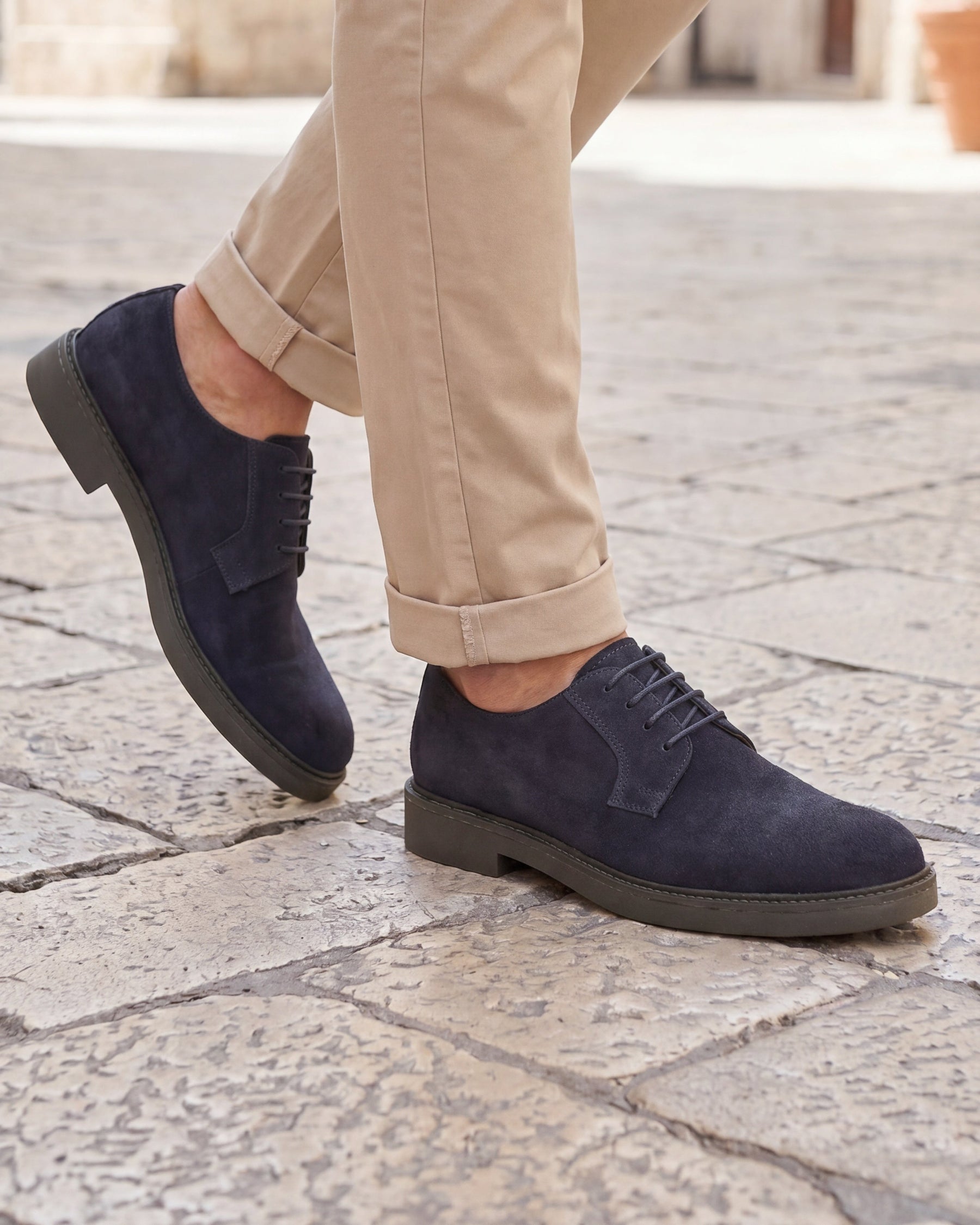 ALESSANDRIA - Navy Suede