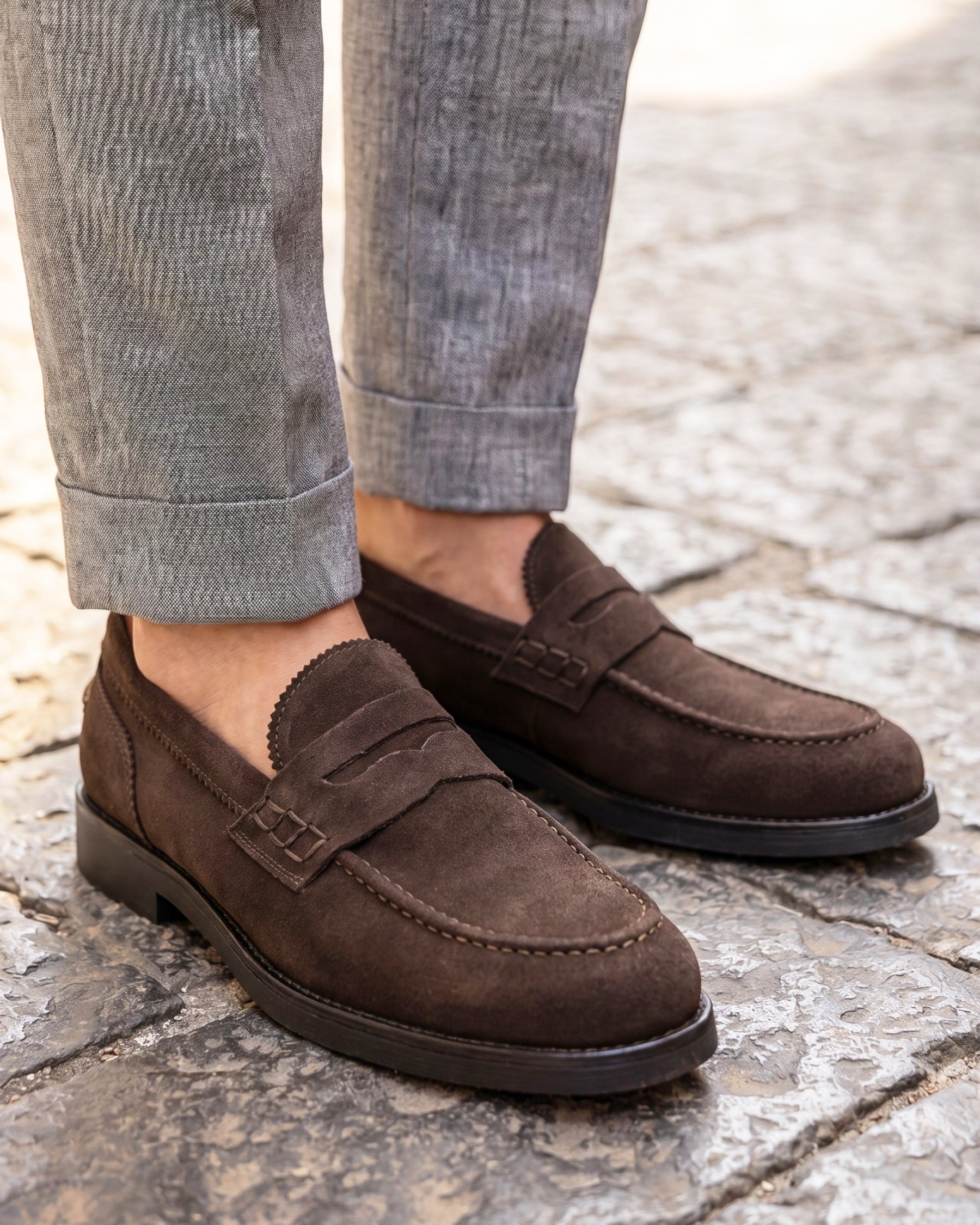 MANAROLA - Brown Suede