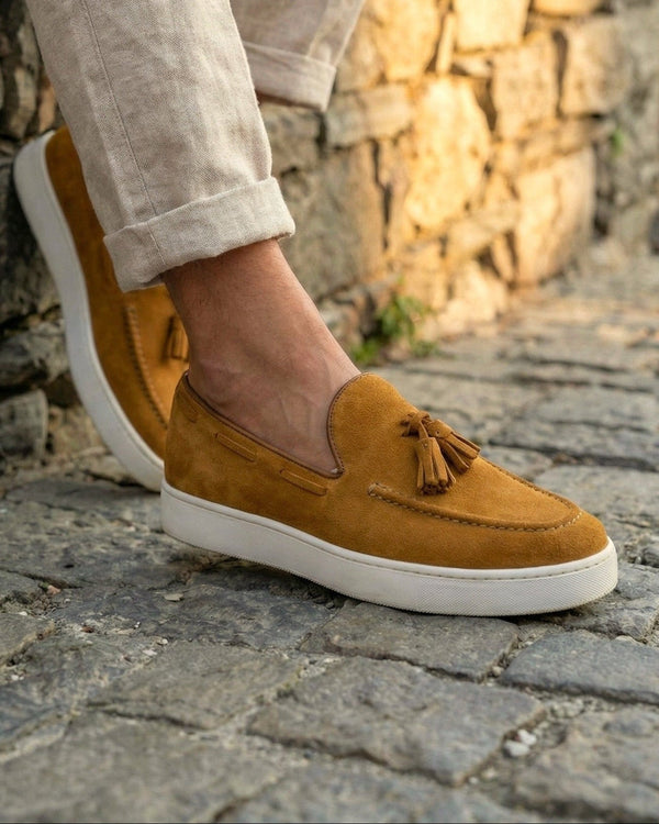 PORTO ROTONDO - Rust Suede