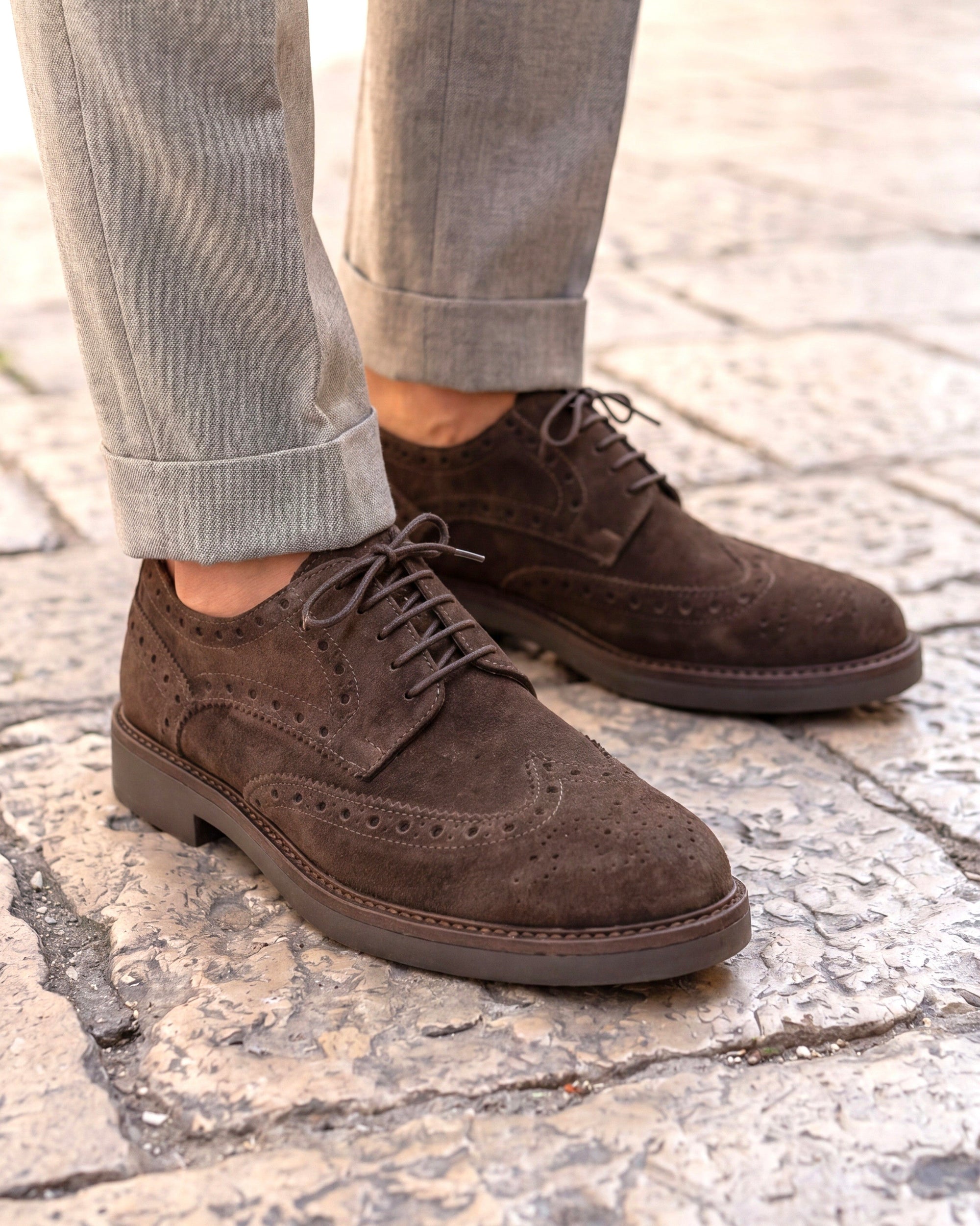 SPOLETO - Brown Suede