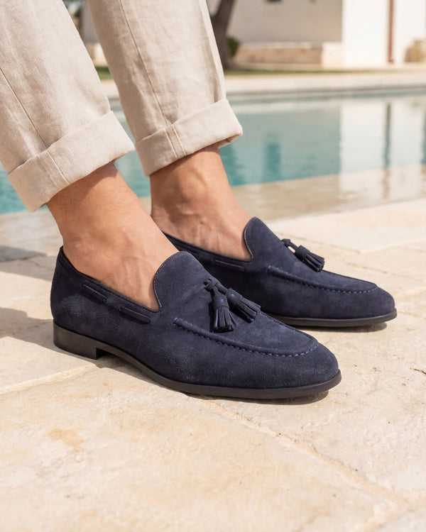 VULCANO - Navy Suede