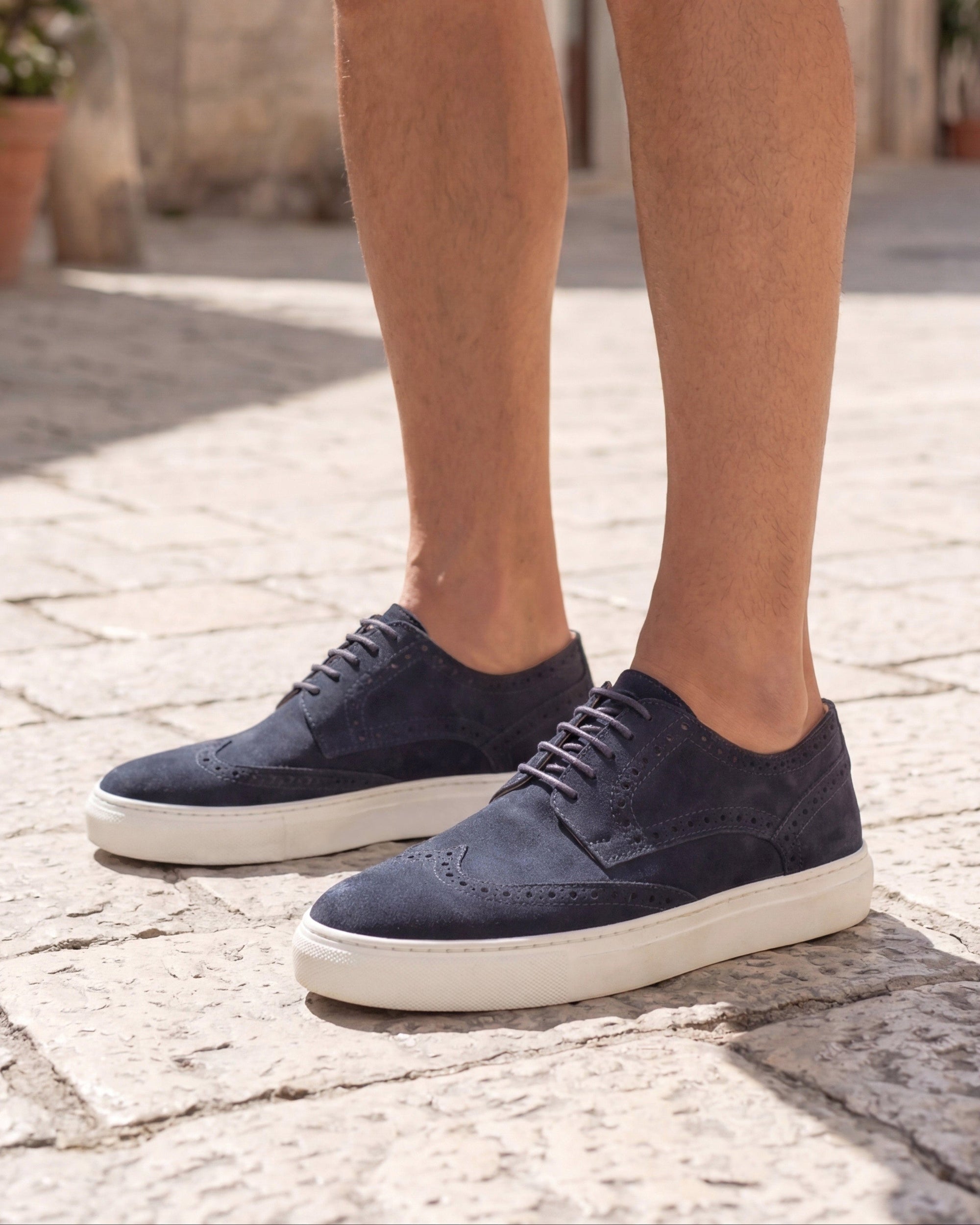 CAPRI - Navy Suede