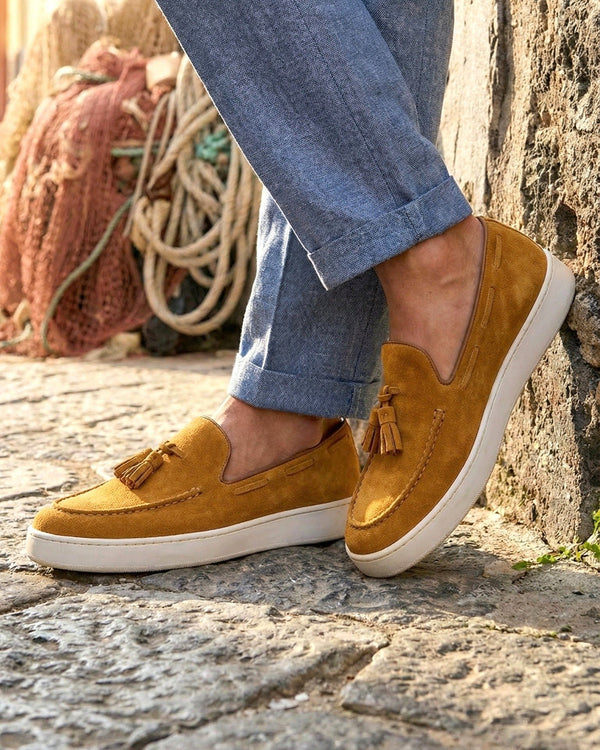 PORTO ROTONDO - Rust Suede