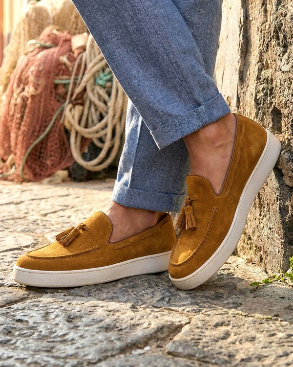 PORTO ROTONDO - Rust Suede