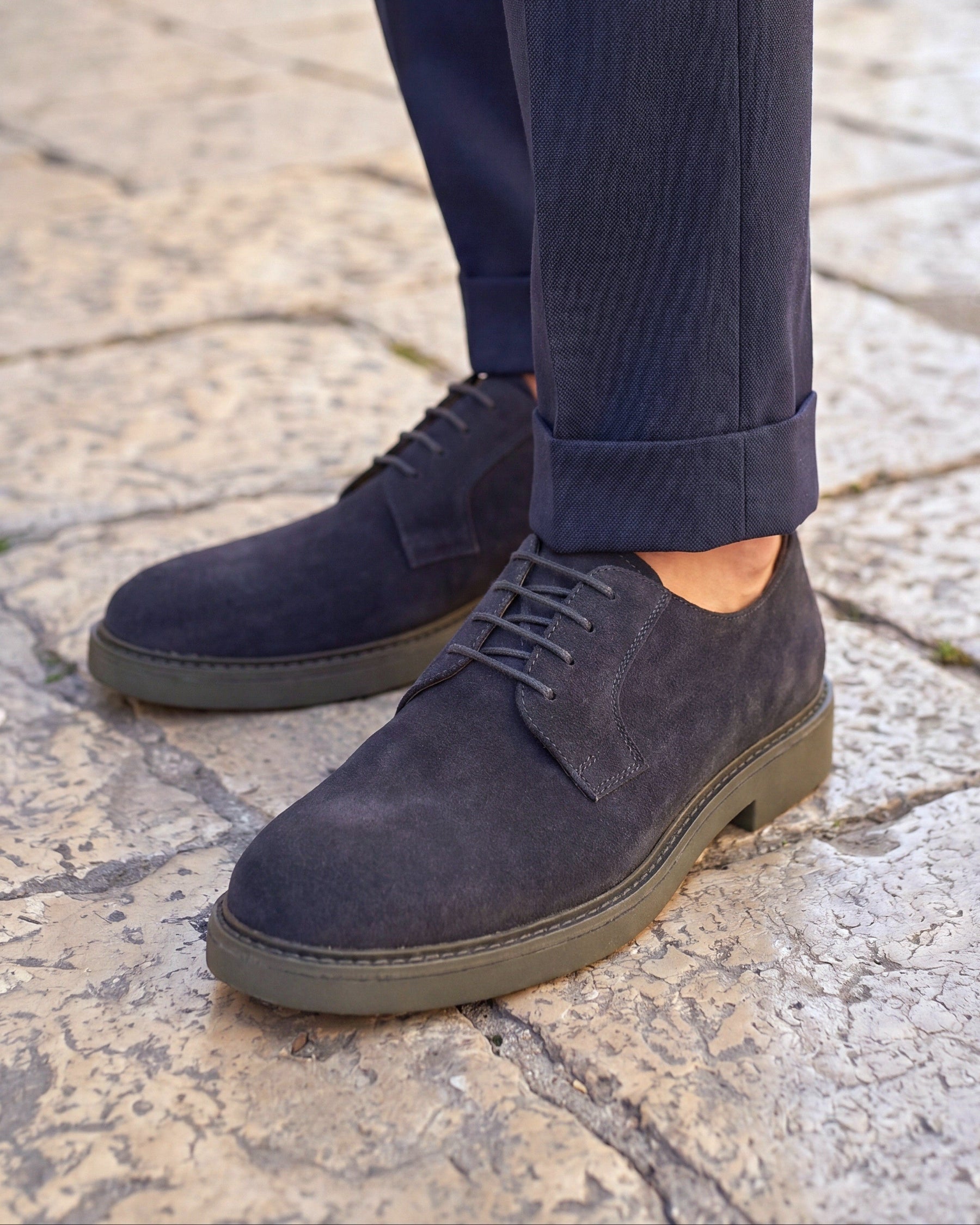 ALESSANDRIA - Navy Suede