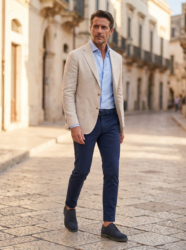 ALESSANDRIA - Navy Suede