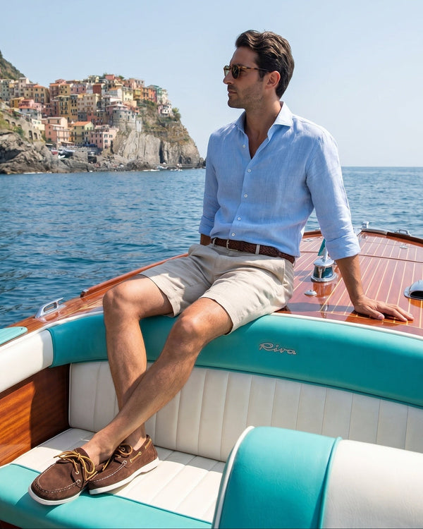 POSITANO - Brown Suede