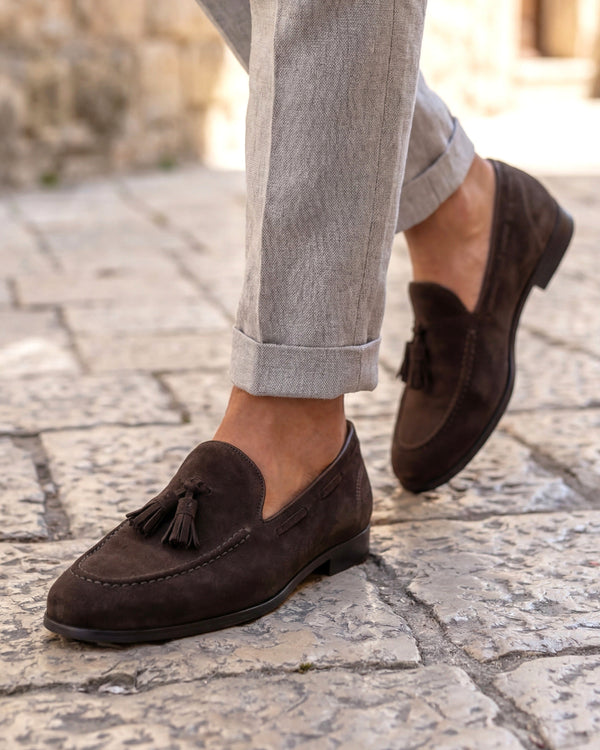 VULCANO - Brown Suede