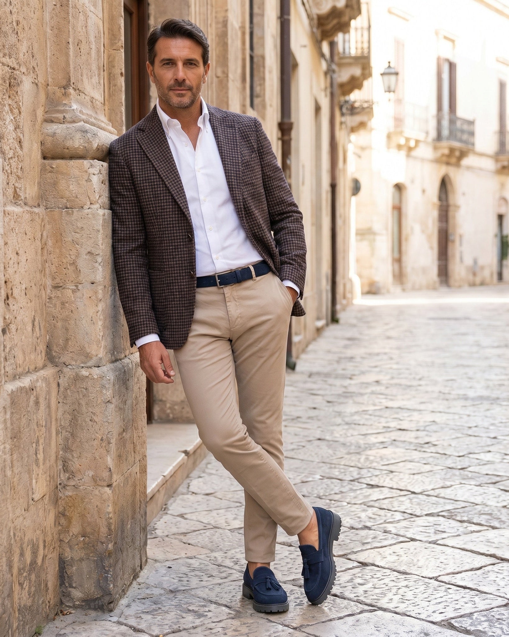 VIAREGGIO - Navy Suede