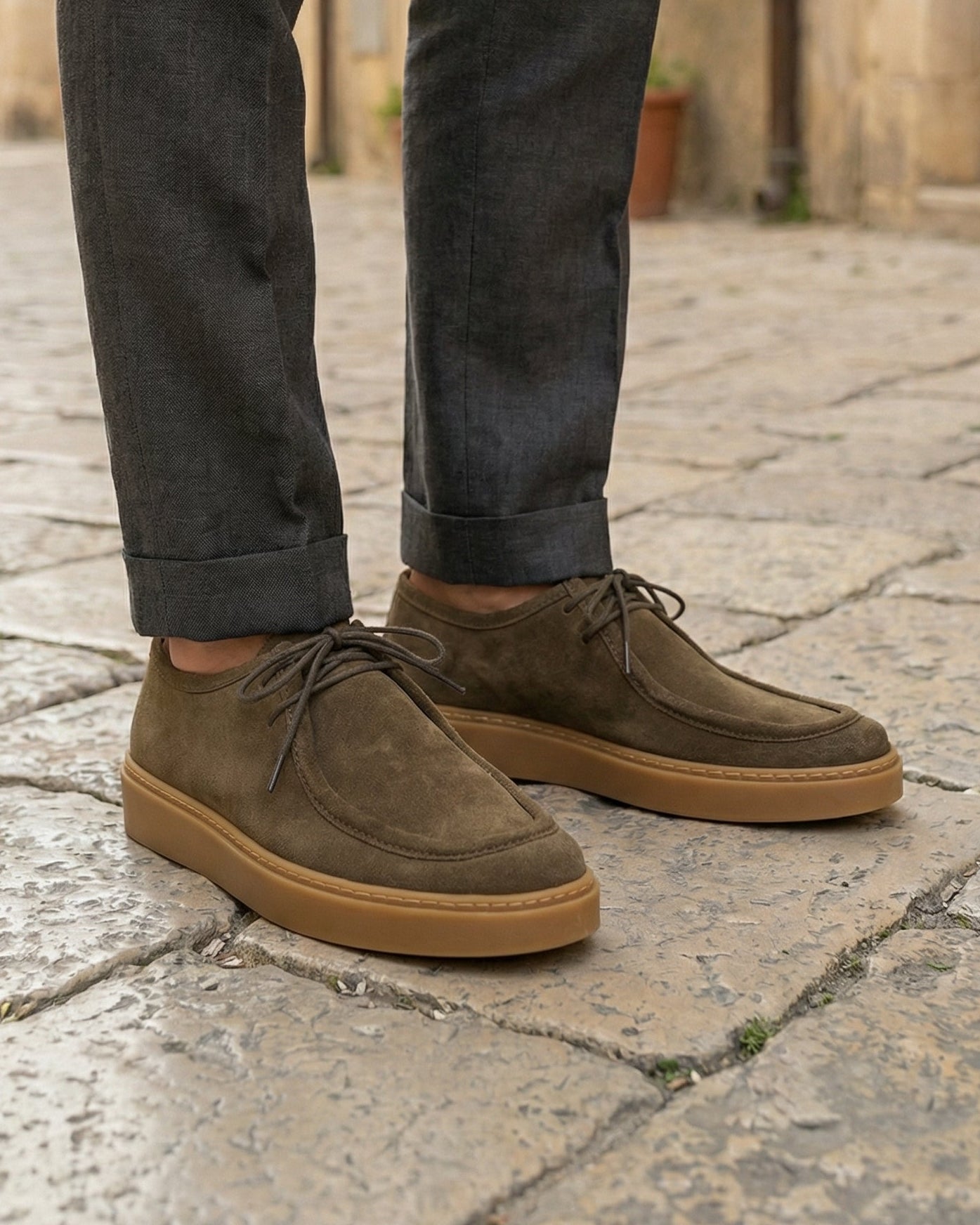 PERUGIA - Brown Suede