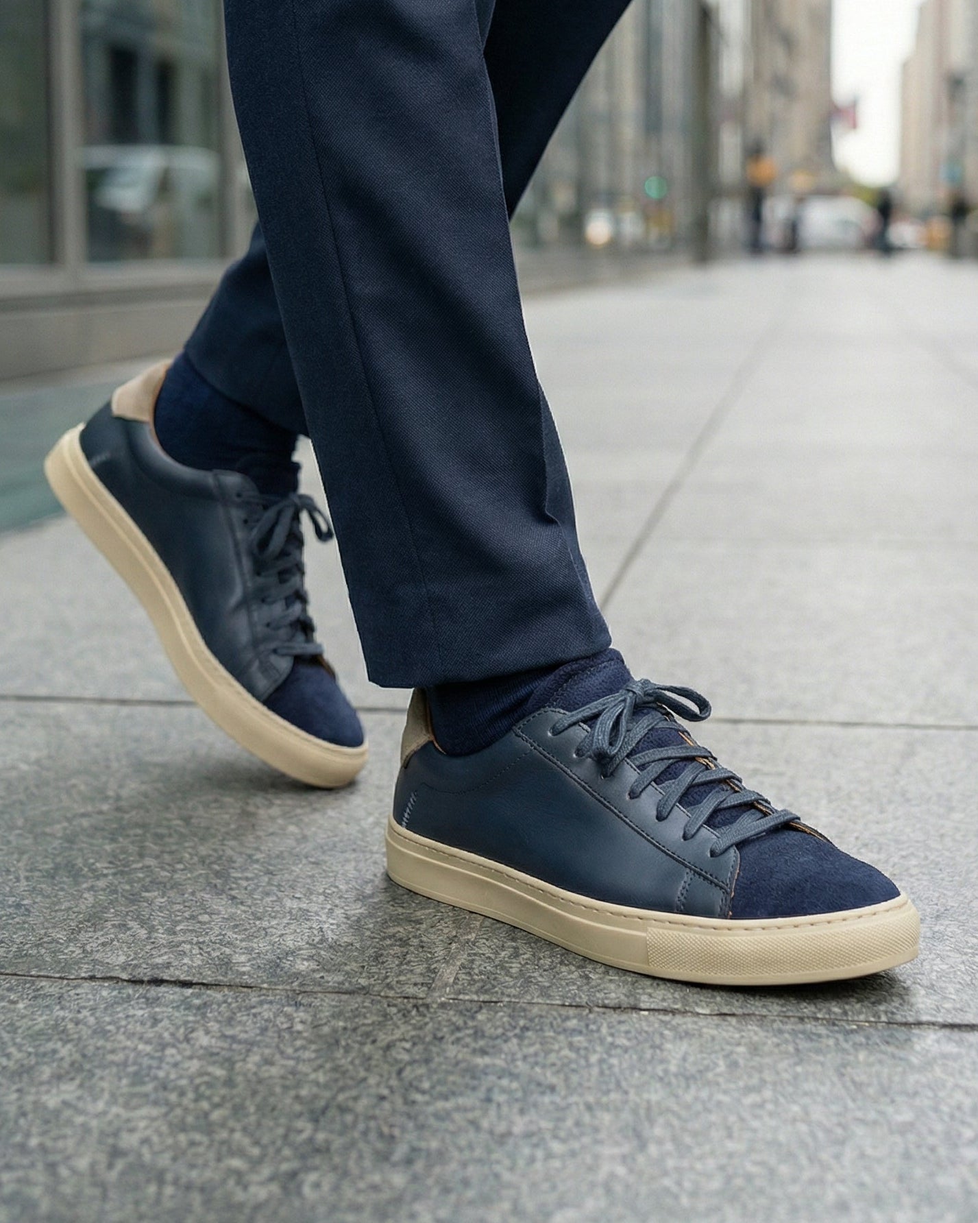 GALLIPOLI - Navy Leather