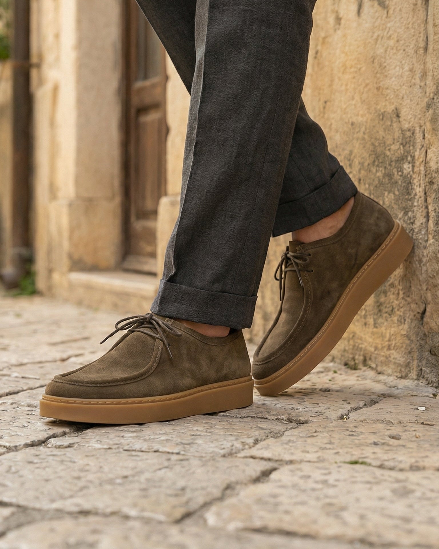 PERUGIA - Brown Suede