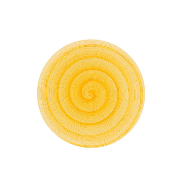 DESSERT PLATE - YELLOW - MEMENTO TABLE VERTIGO
