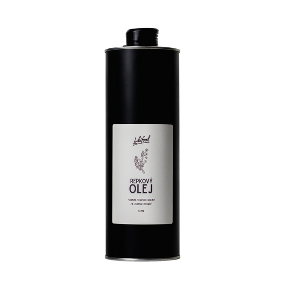 Rapeseed Oil PREMIUM 1 l – 100% Cold-Pressed
