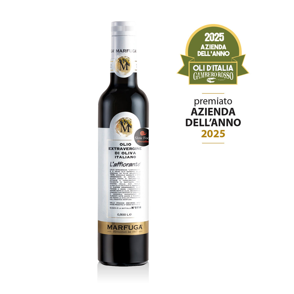 olio extravergine di oliva italiano “L’affiorante®”